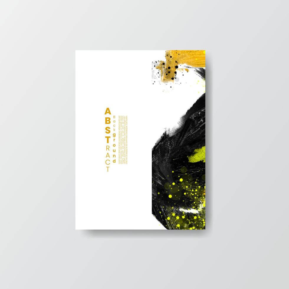 cards with watercolor blots. cards with hand drawn blots element on white background for your design. Design for your date, postcard, banner, logo. vector