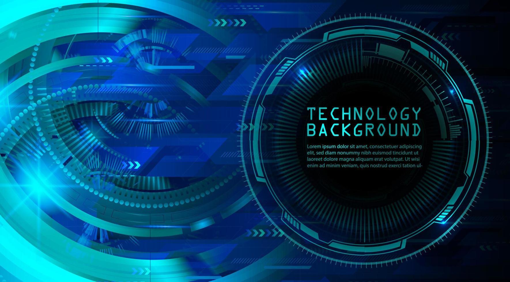 cyber circuit future technology concept background vector