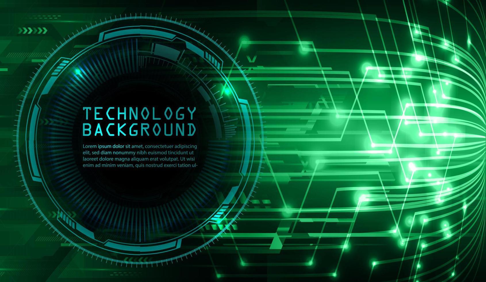 cyber circuit future technology concept background vector