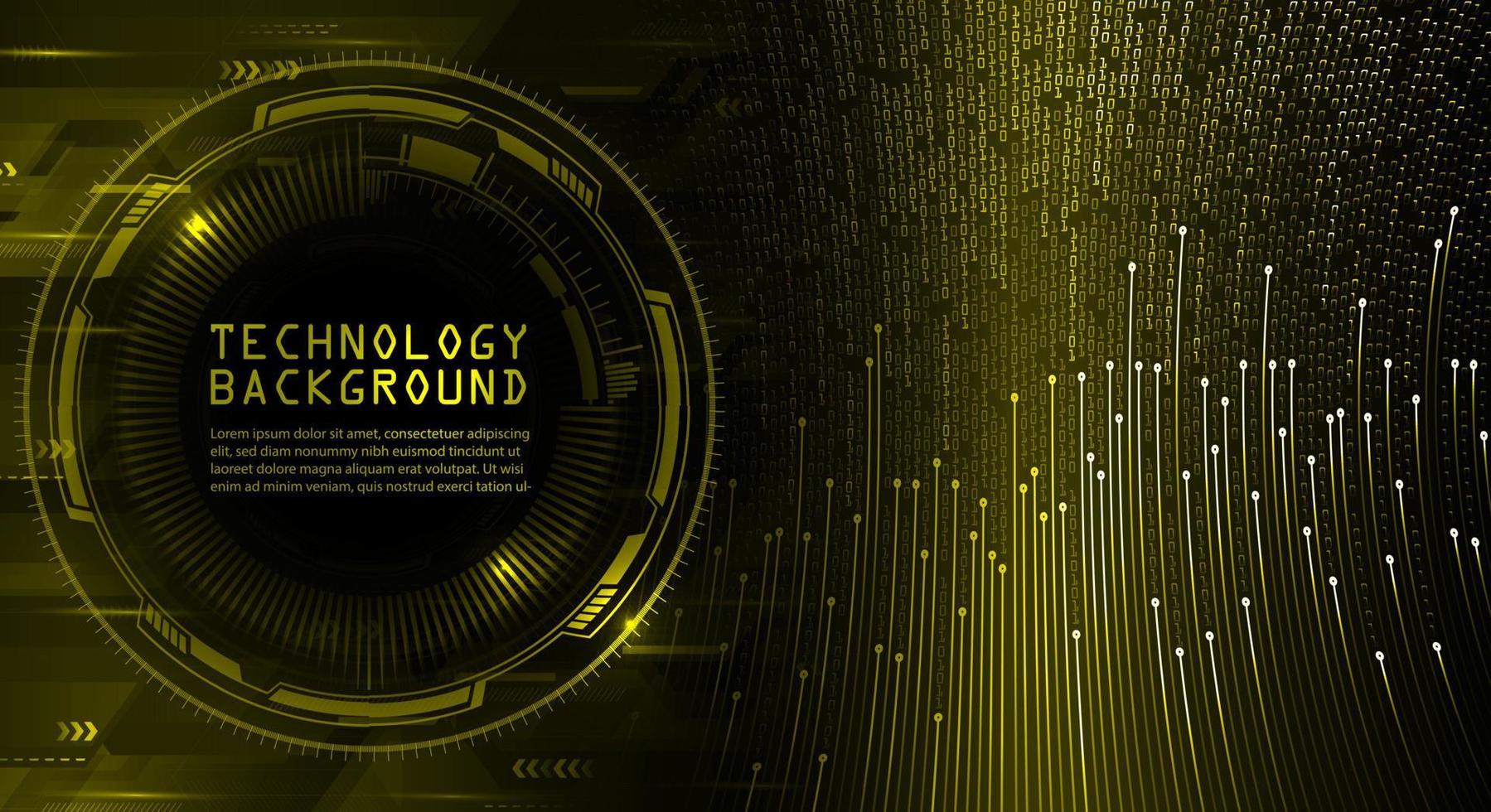 cyber circuit future technology concept background vector