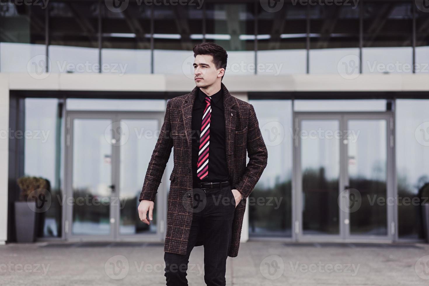 Handsome fashion man photo