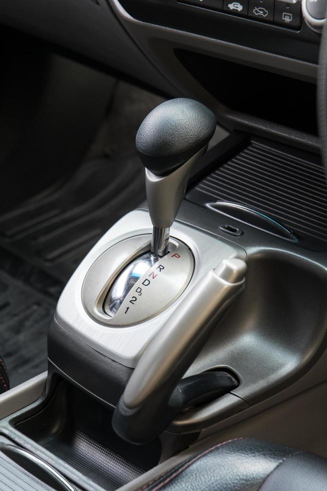 Automatic transmission gear shift. photo