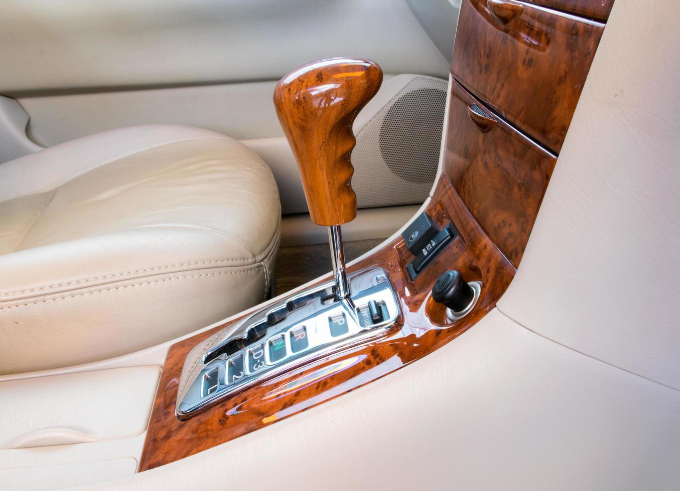 Automatic transmission gear shift. photo