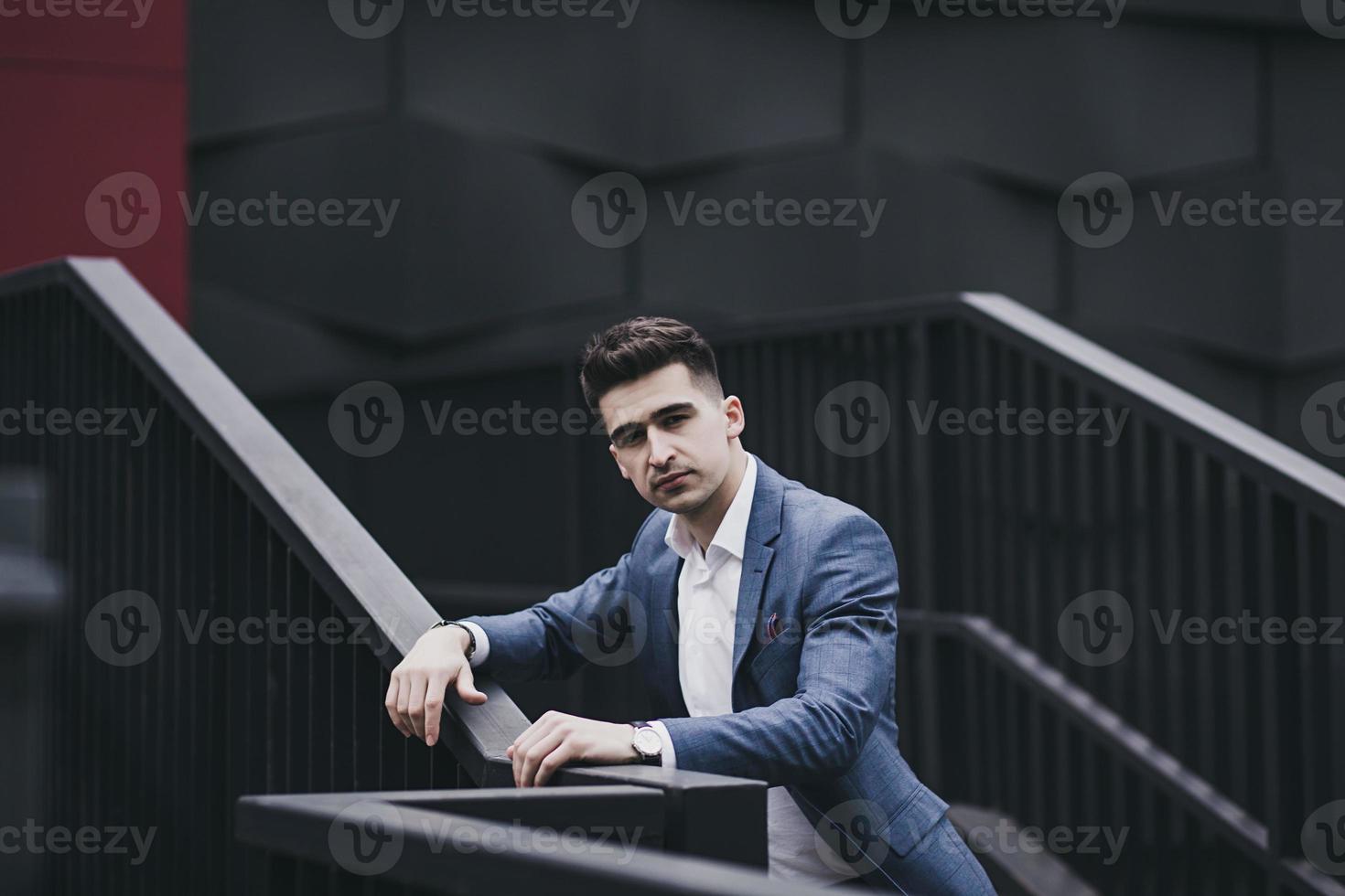 Intelligent young businessman photo