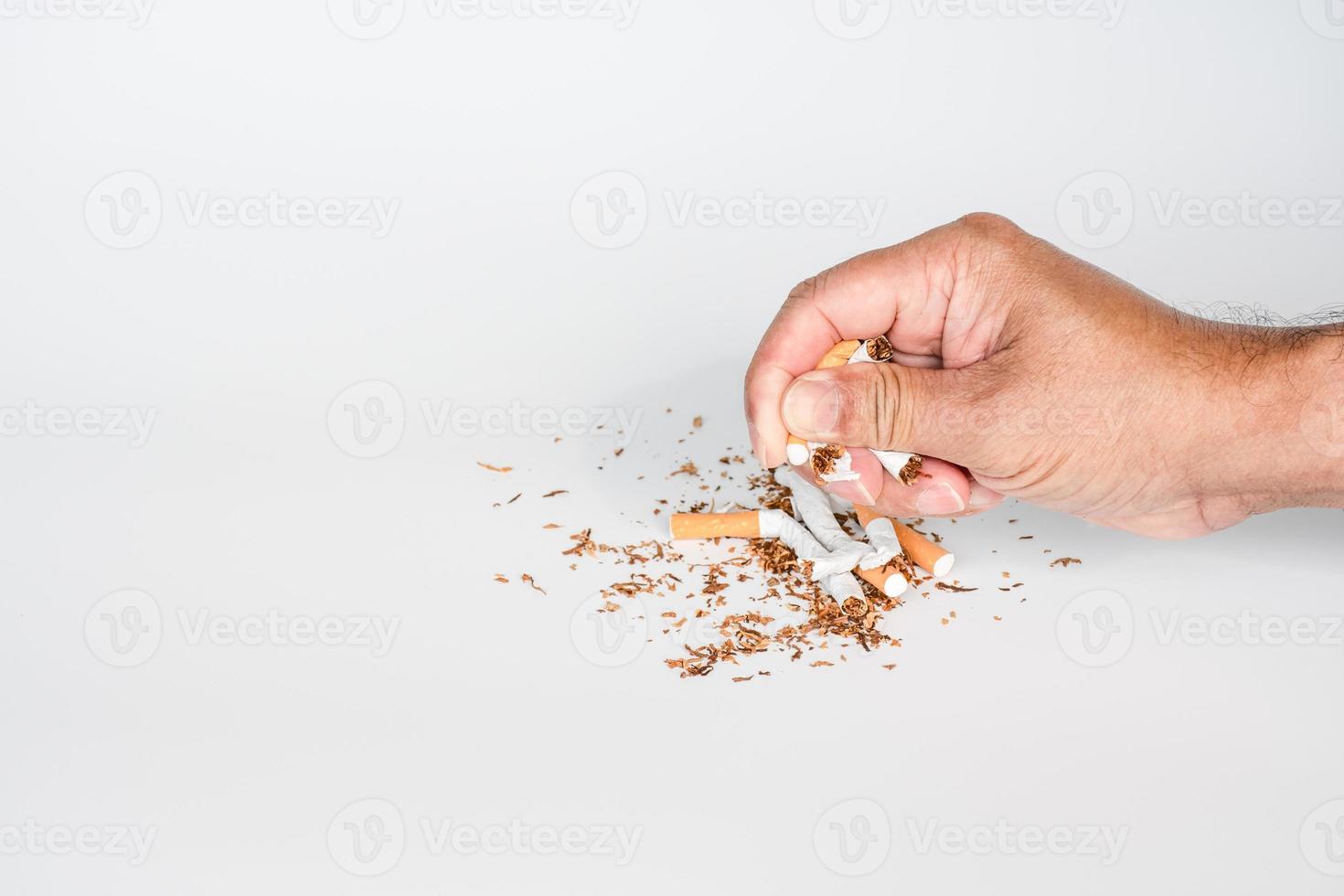 Symbol, World No Tobacco Day takes place around the world on 31 May every year. It aims to promote the abstention of all forms of tobacco consumption for 24 hours around the world. Blurred background photo