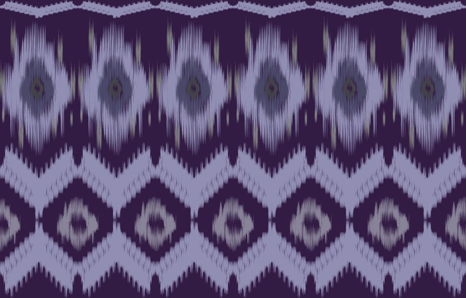 purple fabric ikat seamless pattern Geometric ethnic oriental  traditional embroidery style.Design for background,carpet,mat,wallpaper,clothing,wrapping,Batik,fabric,Vector illustration. vector