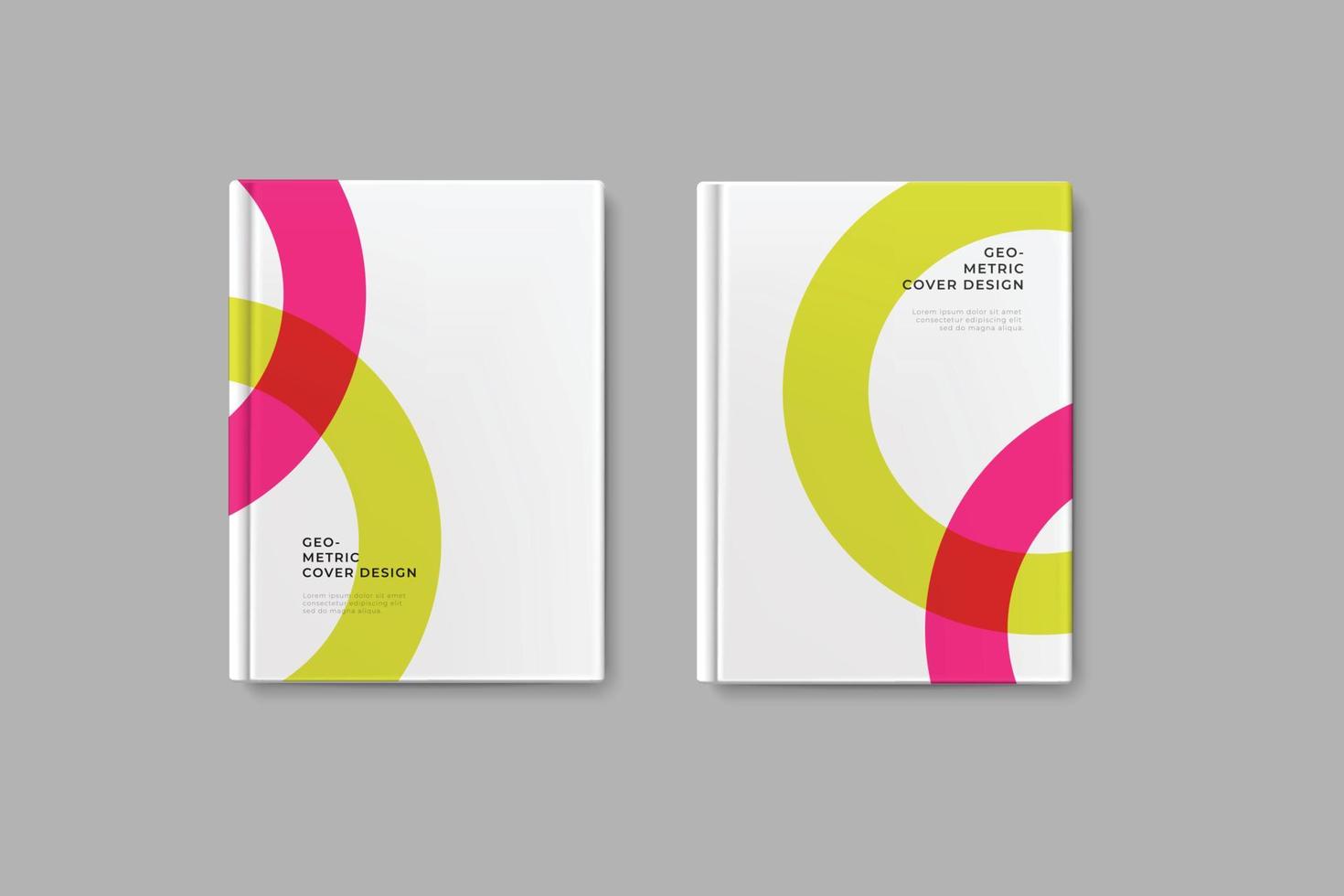 template cover book collection vector