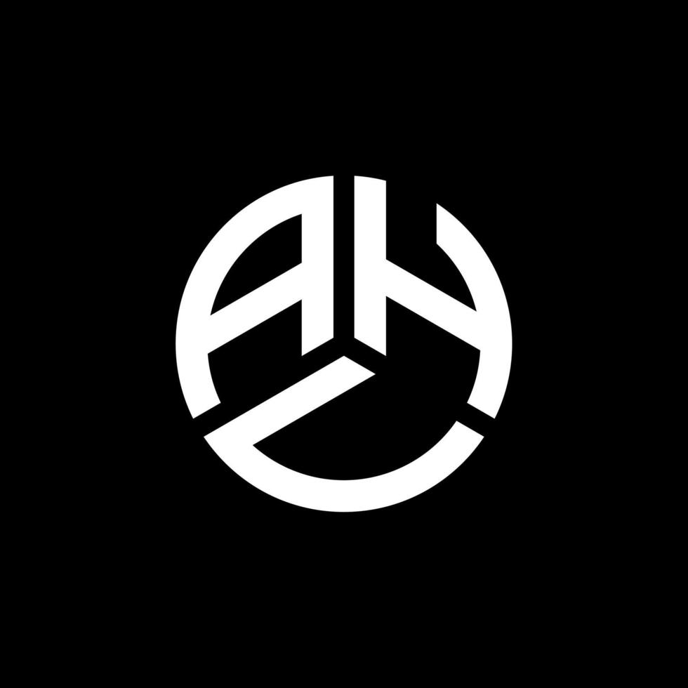 AHU letter logo design on white background. AHU creative initials letter logo concept. AHU letter design. vector