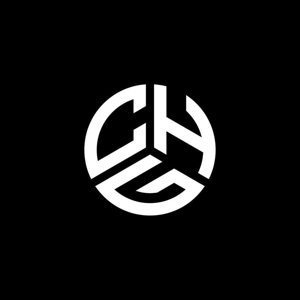 CHG letter logo design on white background. CHG creative initials letter logo concept. CHG letter design. vector