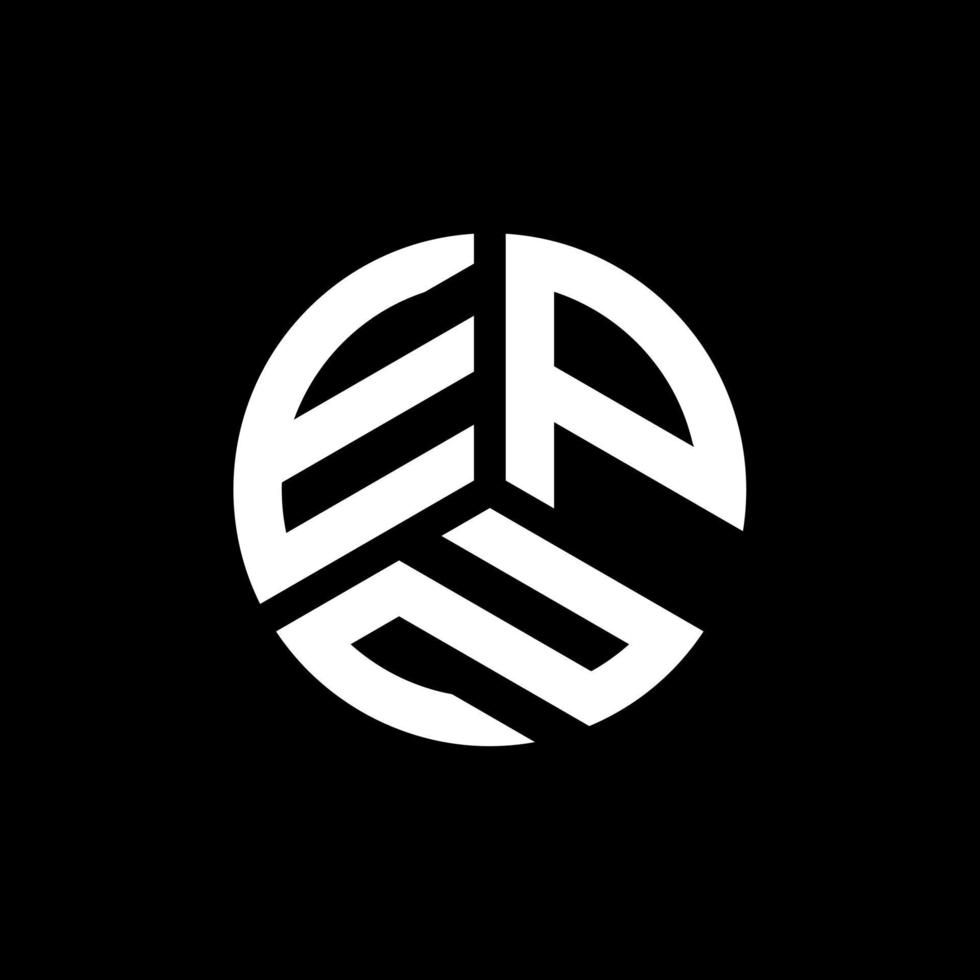 EPN letter logo design on white background. EPN creative initials letter logo concept. EPN letter design. vector