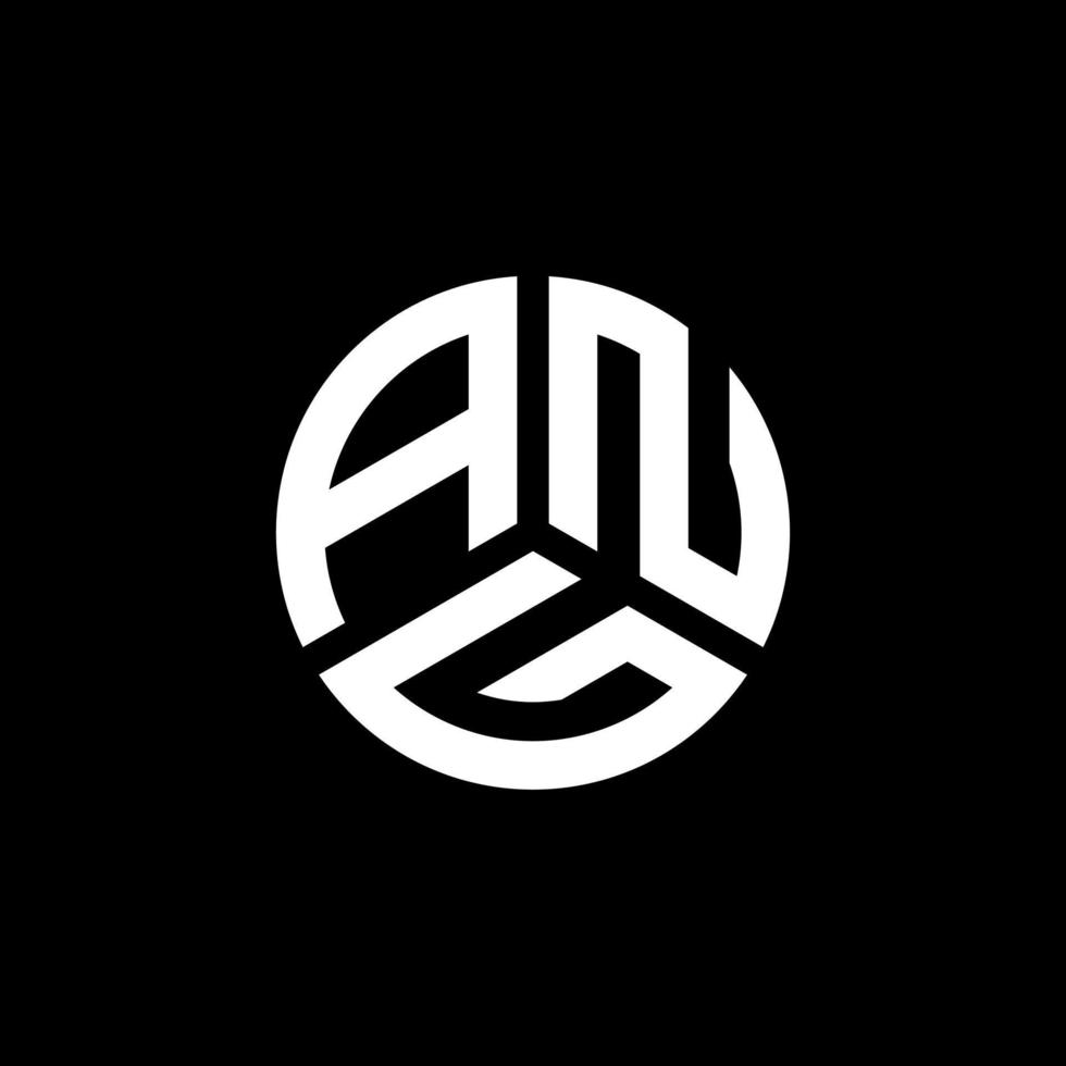 ANG letter logo design on white background. ANG creative initials letter logo concept. ANG letter design. vector