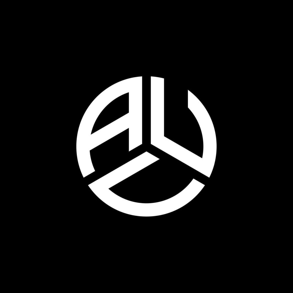 AUU letter logo design on white background. AUU creative initials letter logo concept. AUU letter design. vector