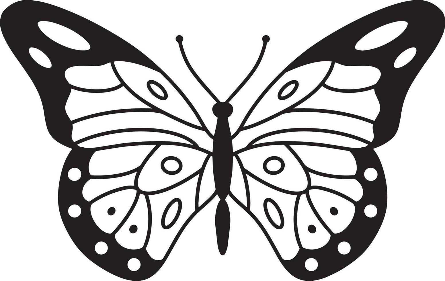 Butterfly Vector Line T-Shirt Design 5