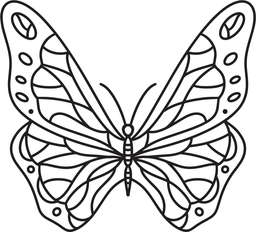 Butterfly Vector Line T-Shirt Design 3