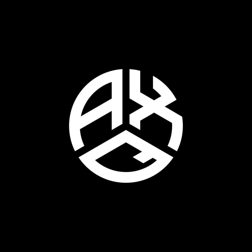 AXQ letter logo design on white background. AXQ creative initials letter logo concept. AXQ letter design. vector