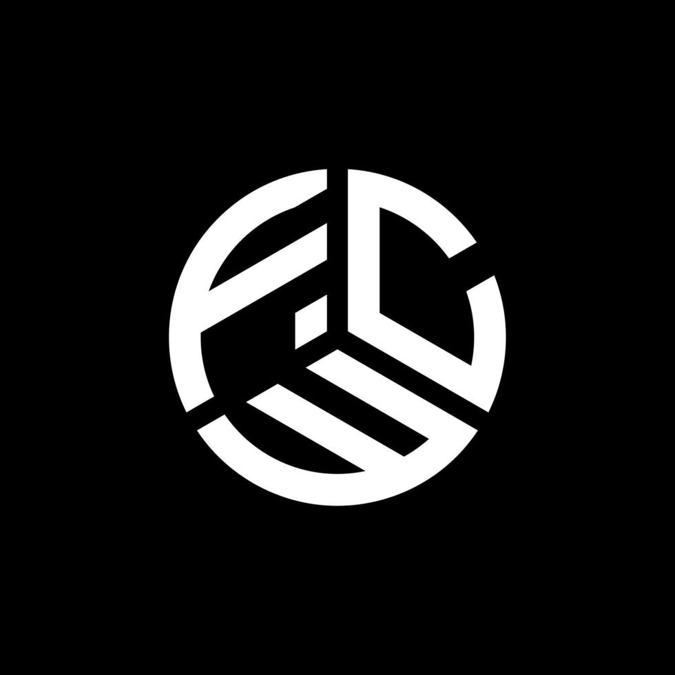 FCW letter logo design on white background. FCW creative initials letter logo concept. FCW letter design. vector