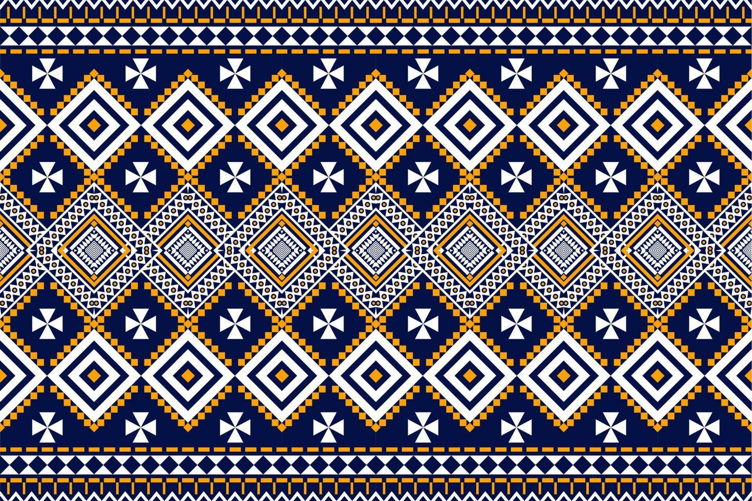 Seamless geometric ethnic asian oriental and tradition pattern design for texture and background. Silk and fabric pattern decoration for carpet, clothing, wrapping and wallpaper vector