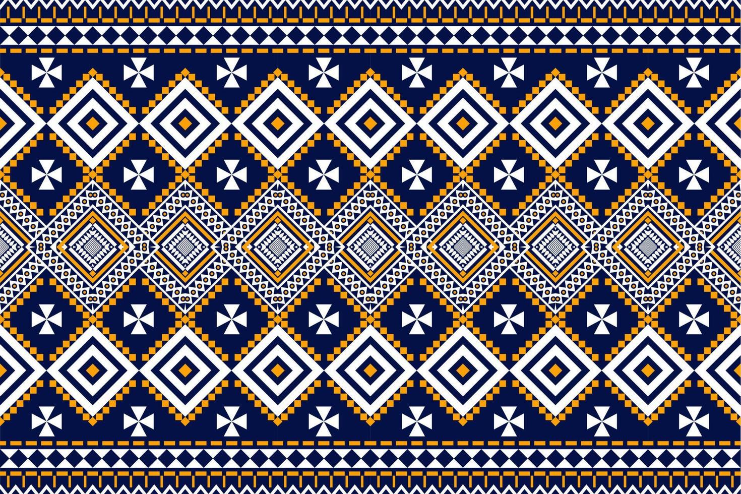 Seamless geometric ethnic asian oriental and tradition pattern design for texture and background. Silk and fabric pattern decoration for carpet, clothing, wrapping and wallpaper vector