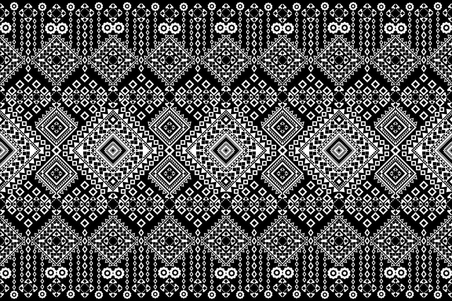 Diseño de patrón de tradición y oriental asiático étnico geométrico sin costuras para textura y fondo. decoración de patrones de seda y tela para alfombras, prendas de vestir, envolturas y papel tapiz vector