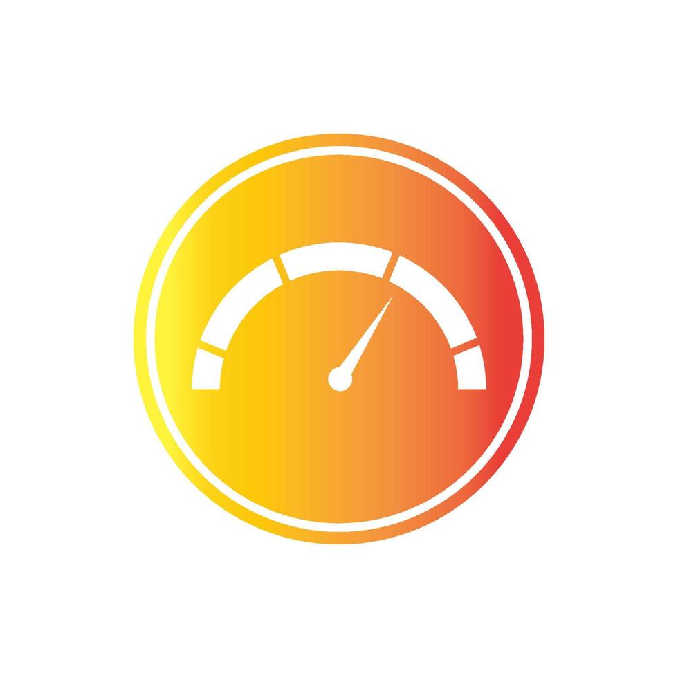 Speedometer vector graphic design illustration template