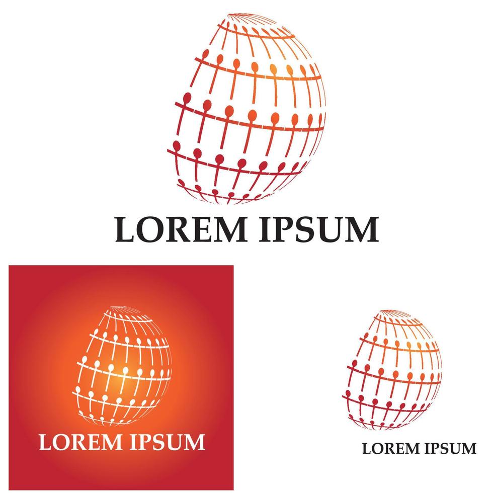 3D digital globe logo design. icon vector illustration. This logo is suitable for global company  world technologies and media and publicity agencies