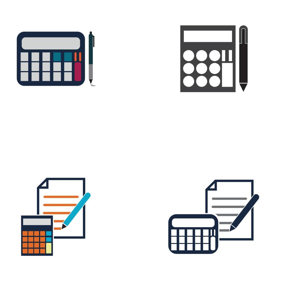 Accounting Vector Illustration. Banking and Finance icon logo vector