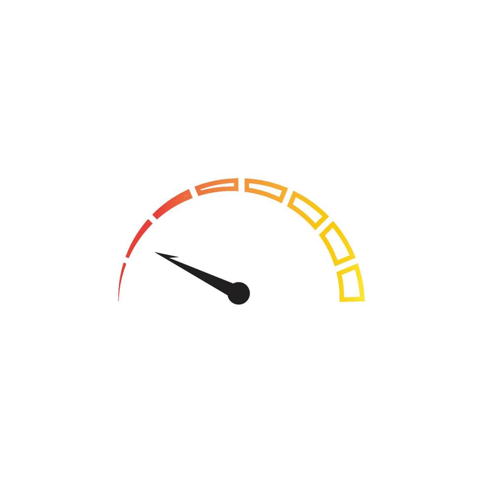 Speedometer vector graphic design illustration template