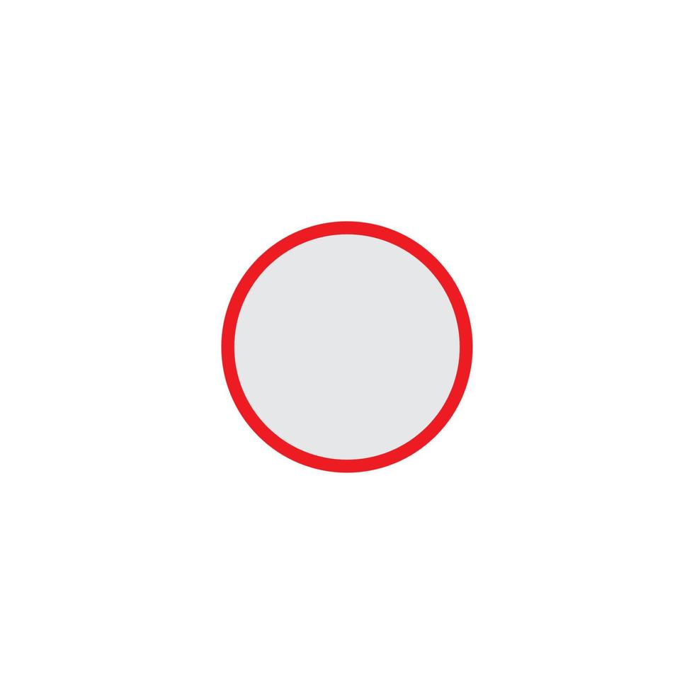 Vector of blank road sign on isolated white background