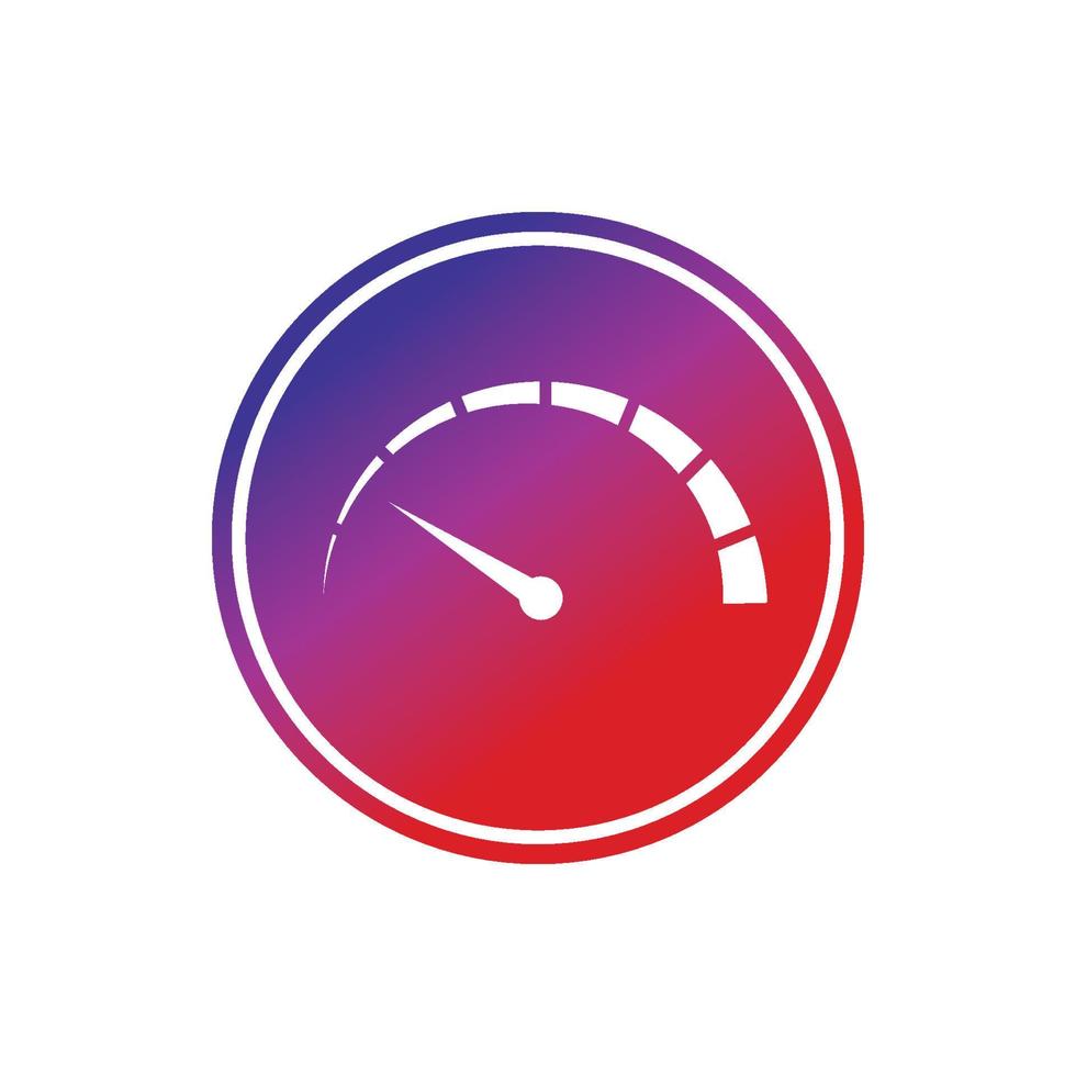 Speedometer vector graphic design illustration template