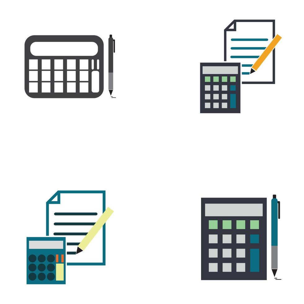 Accounting Vector Illustration. Banking and Finance icon logo vector