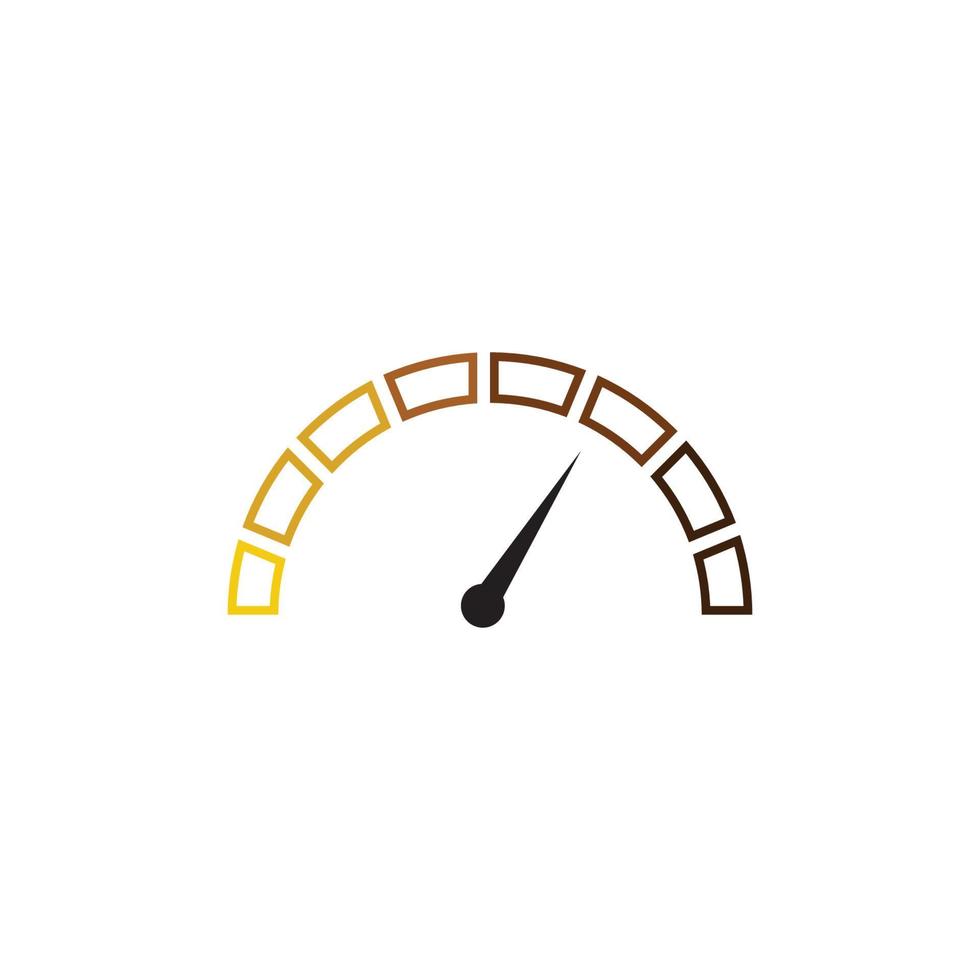 Speedometer vector graphic design illustration template