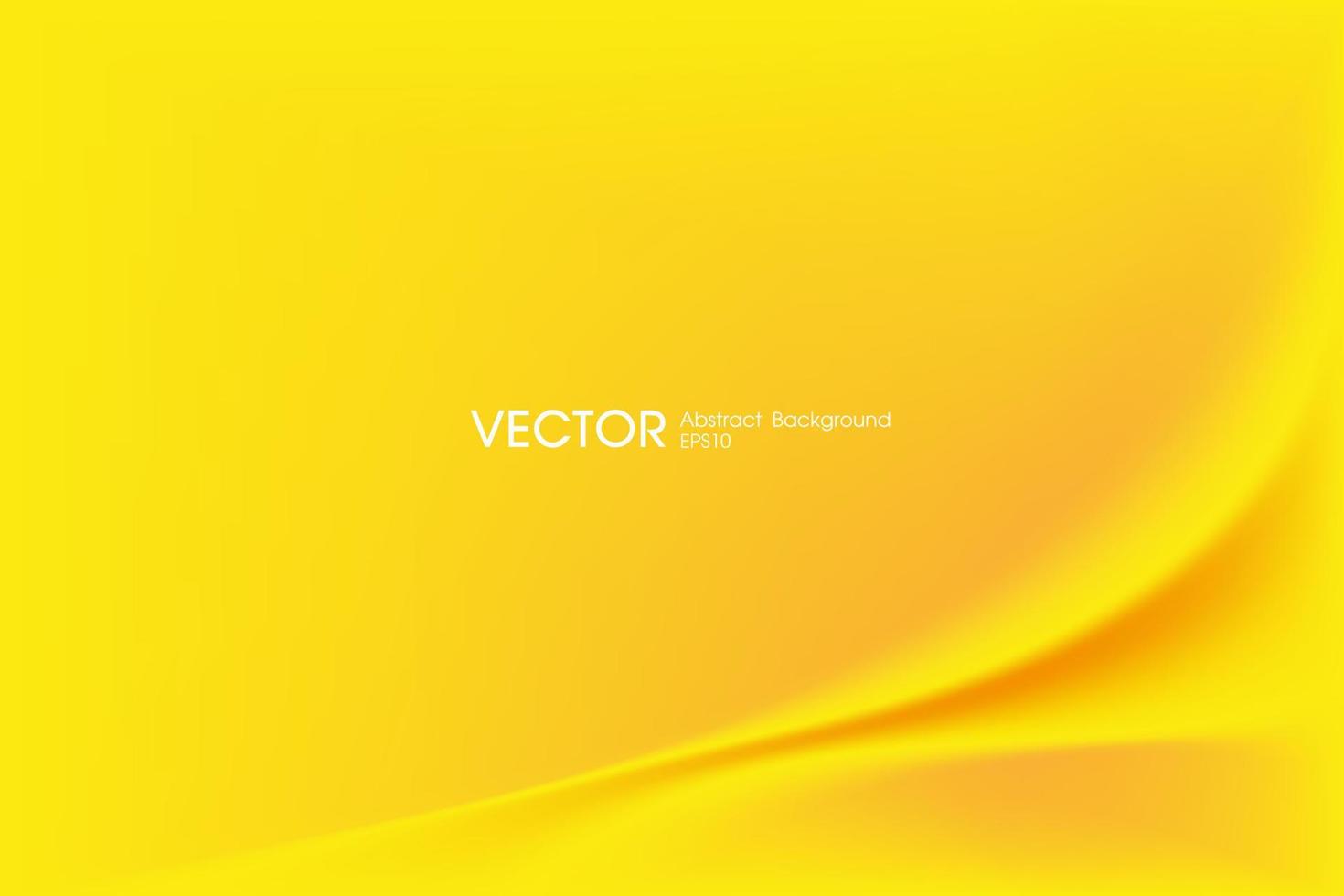 Abstract yellow background. Blurred water line backdrop. Vector illustration for design banner or poster