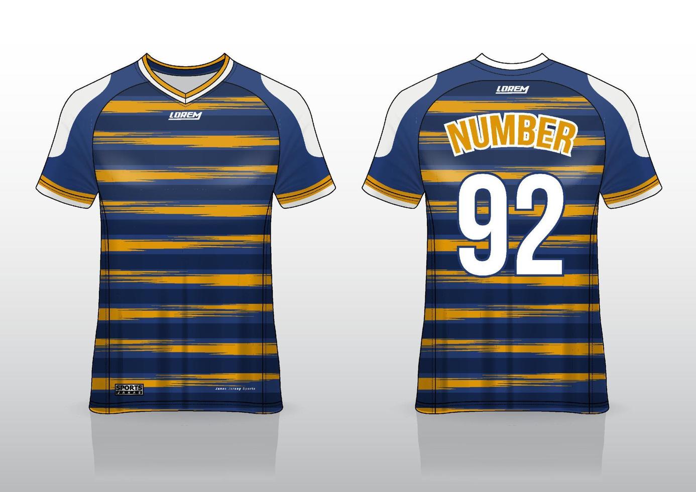 soccer jersey design for outdoor sports vector