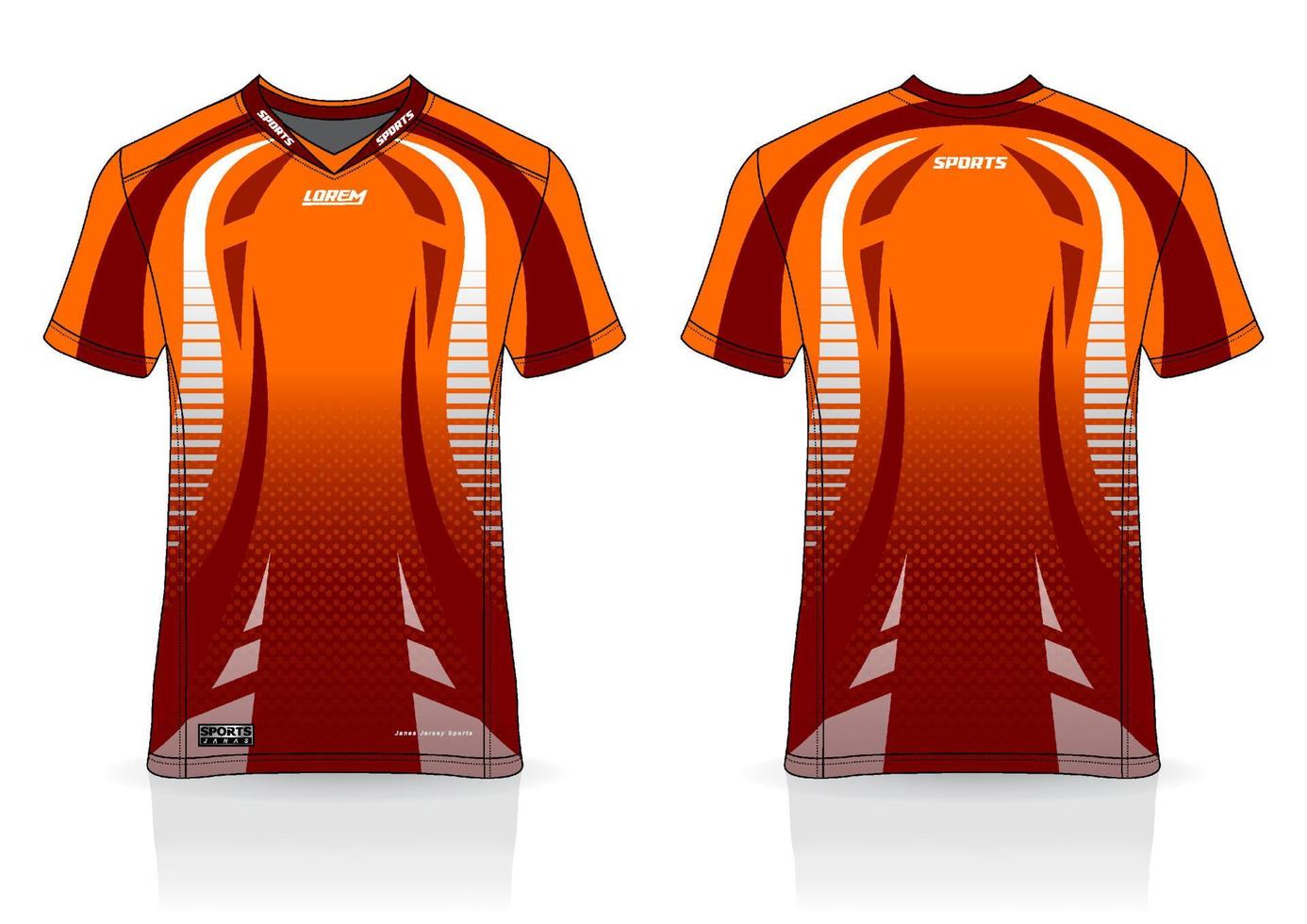 soccer jersey design for outdoor sports vector