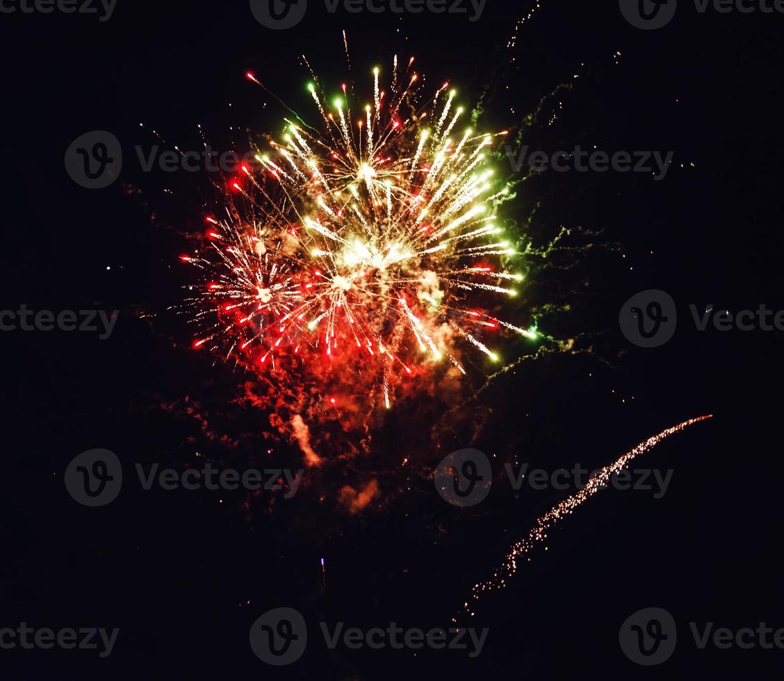 Beautiful colorful firework photo
