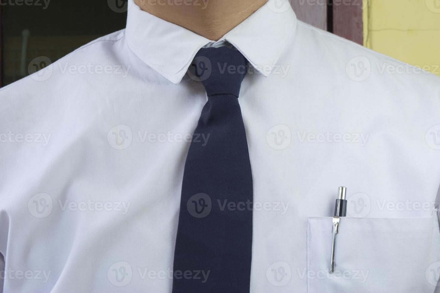 hombre de negocios con camisa formal foto