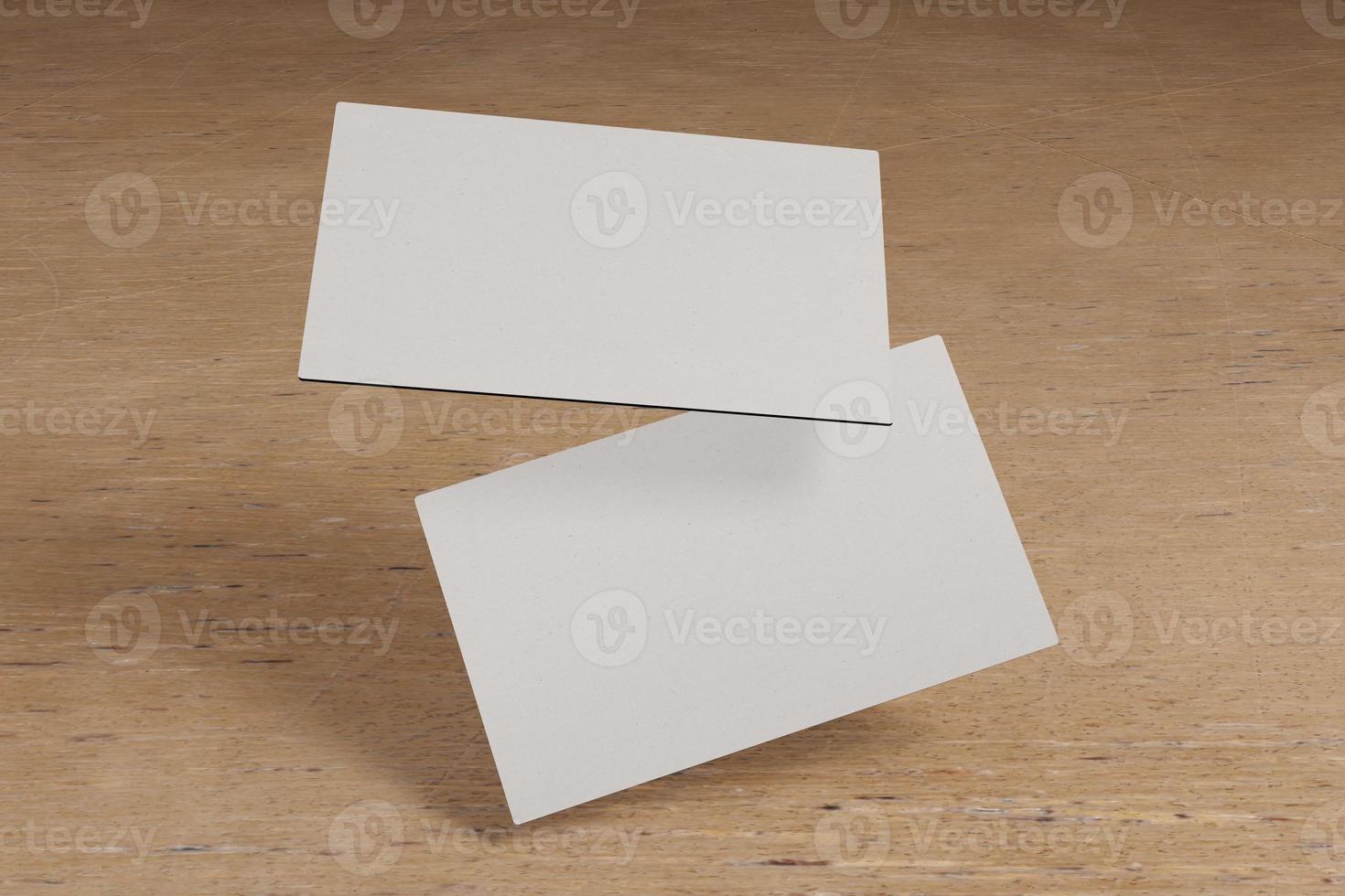 Mock up of Business card for branding identity photo