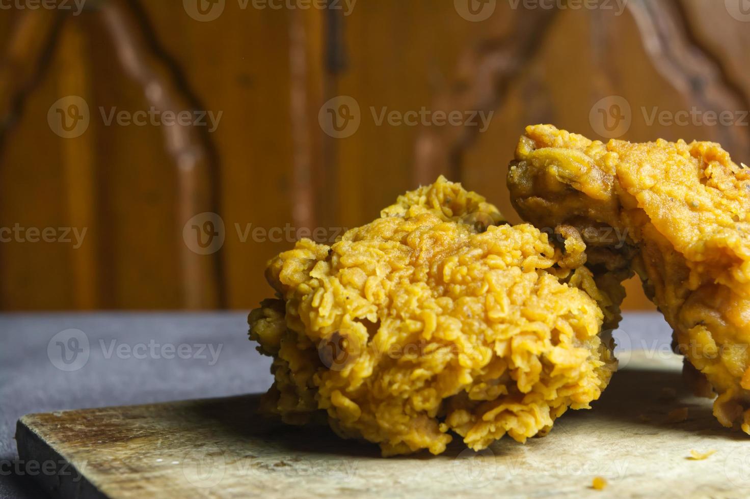 2 pieces of delicious fried chicken photo