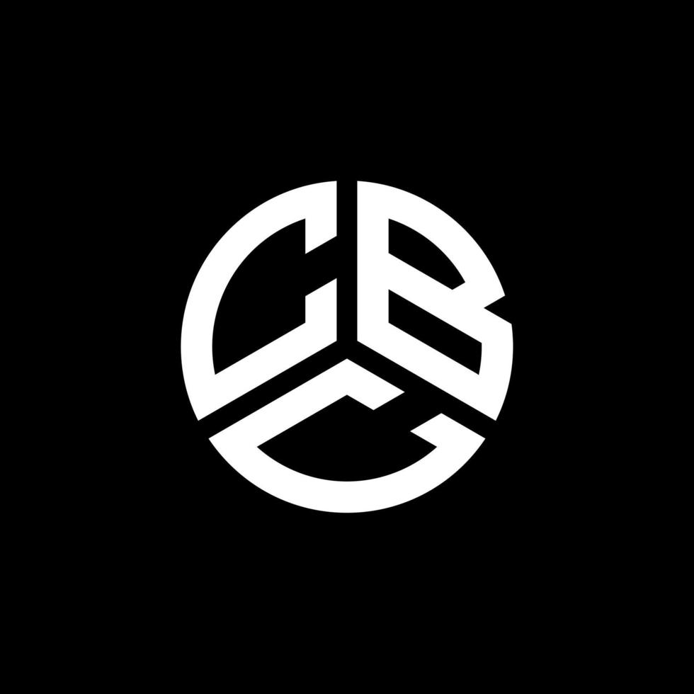 diseño de logotipo de letra cbc sobre fondo blanco. concepto de logotipo de letra de iniciales creativas de cbc. diseño de letras cbc. vector