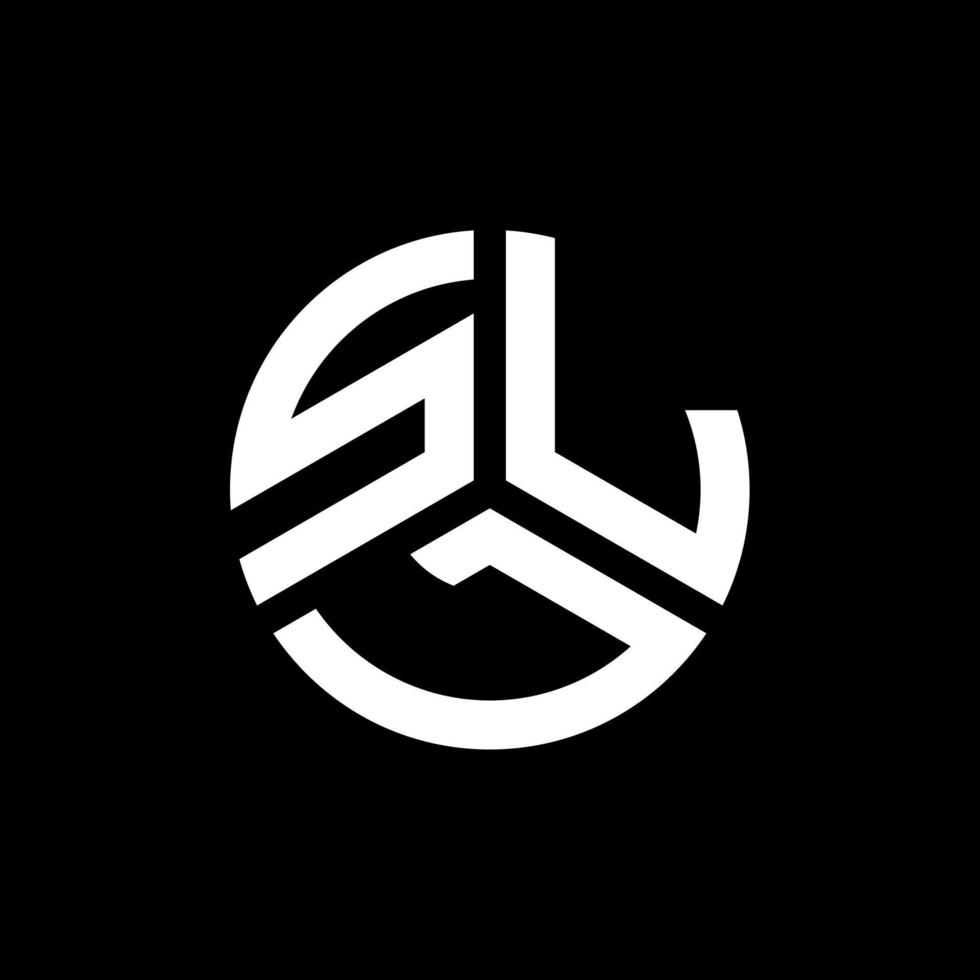 SLL letter logo design on black background. SLL creative initials letter logo concept. SLL letter design. vector