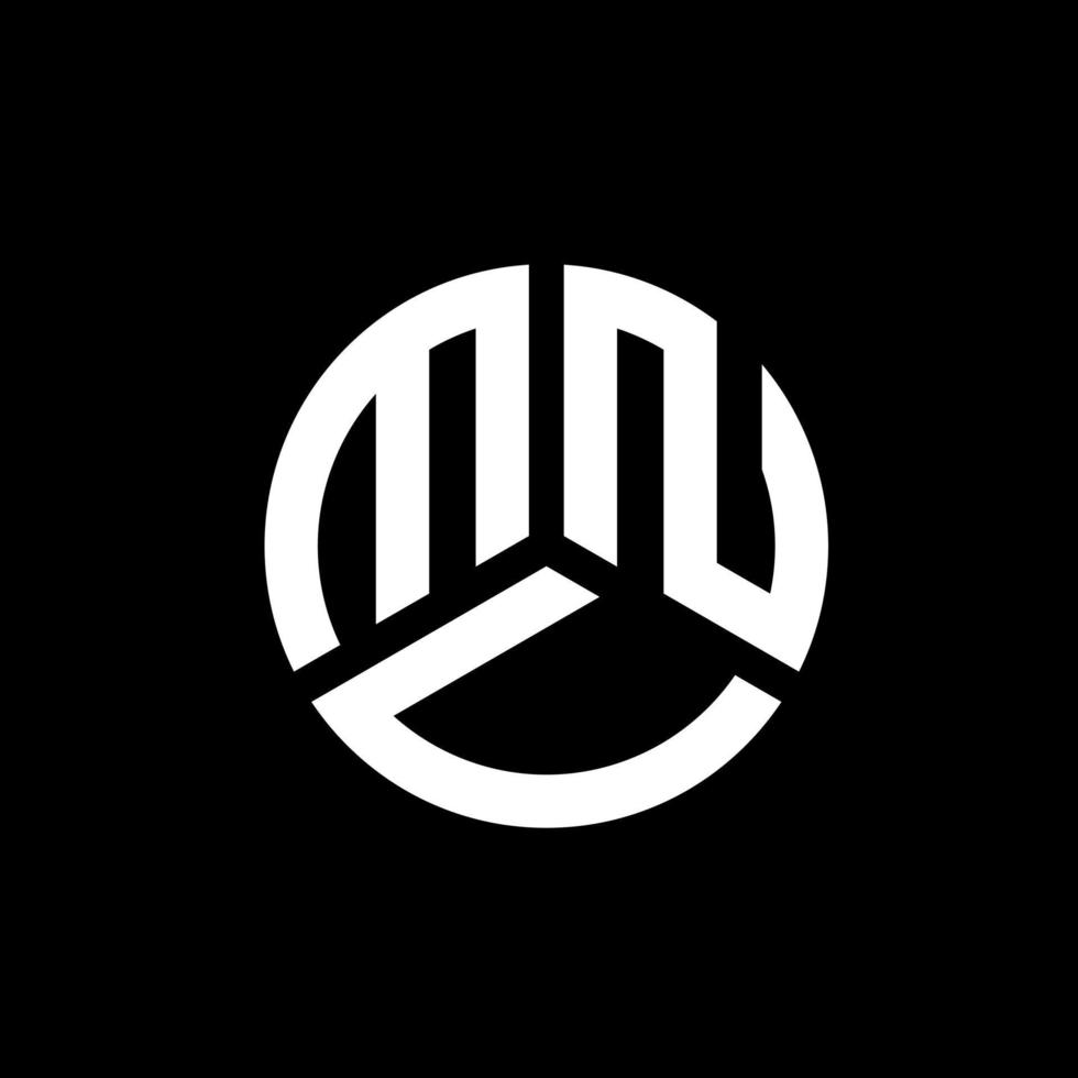 MNV letter logo design on black background. MNV creative initials letter logo concept. MNV letter design. vector