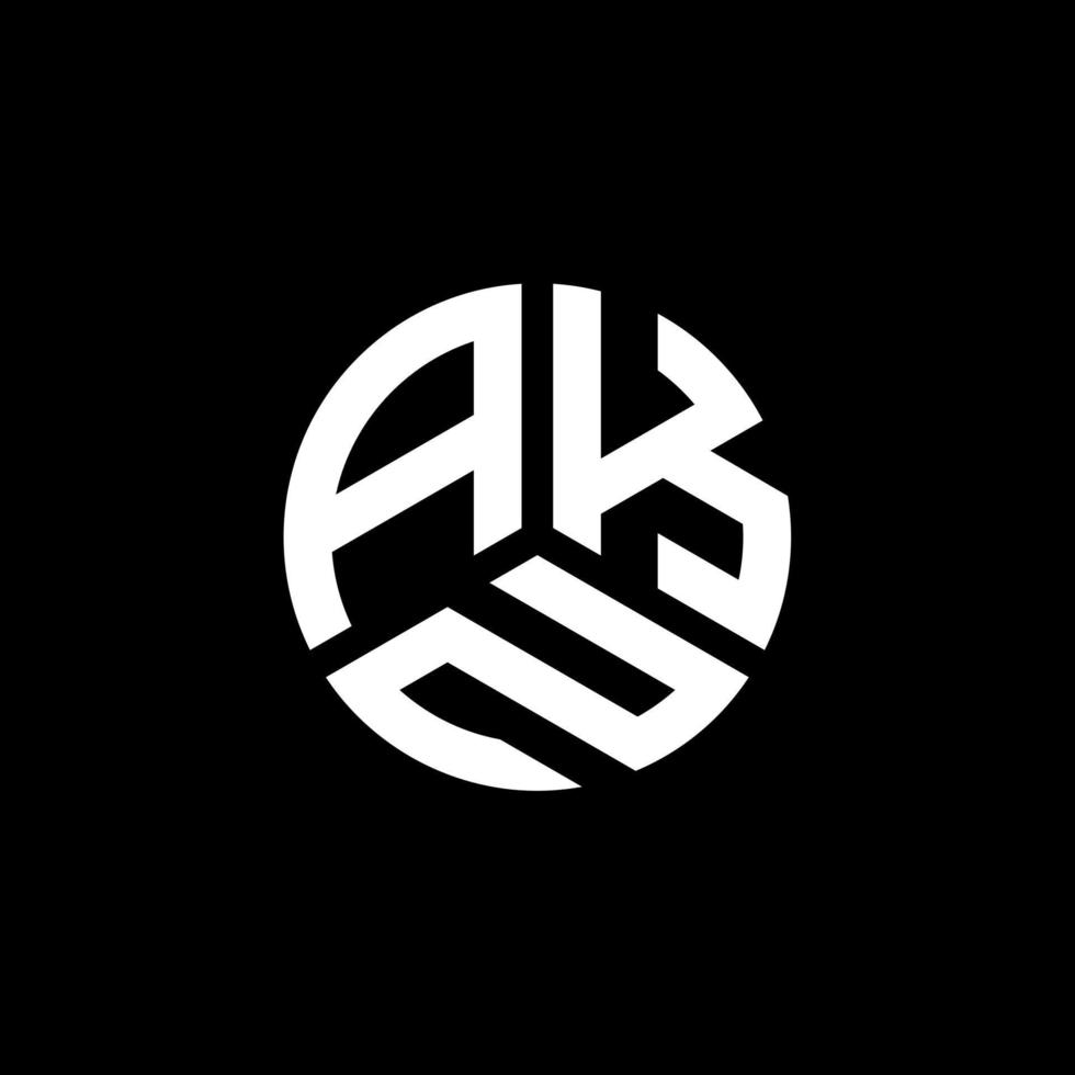 AKZ letter logo design on white background. AKZ creative initials letter logo concept. AKZ letter design. vector