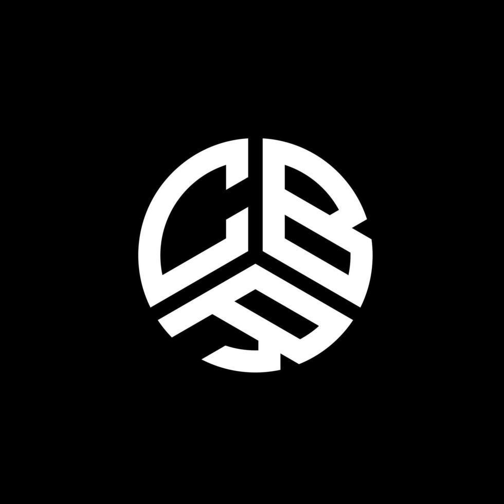 CBR letter logo design on white background. CBR creative initials letter logo concept. CBR letter design. vector