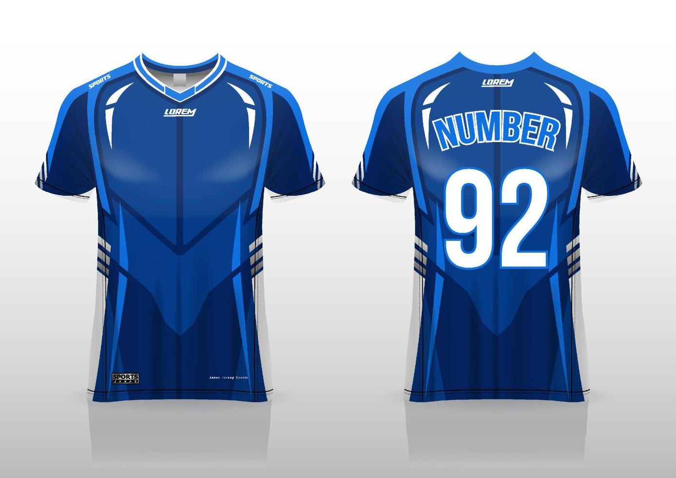 soccer jersey design for outdoor sports vector