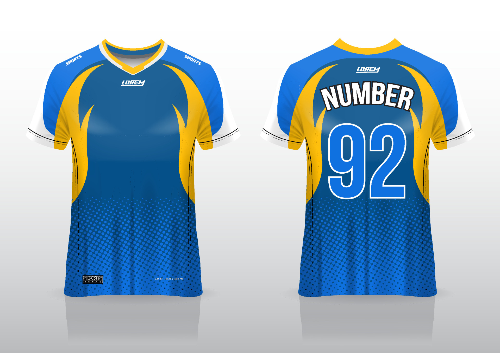 soccer jersey design for outdoor sports 6988480 Vector Art at Vecteezy