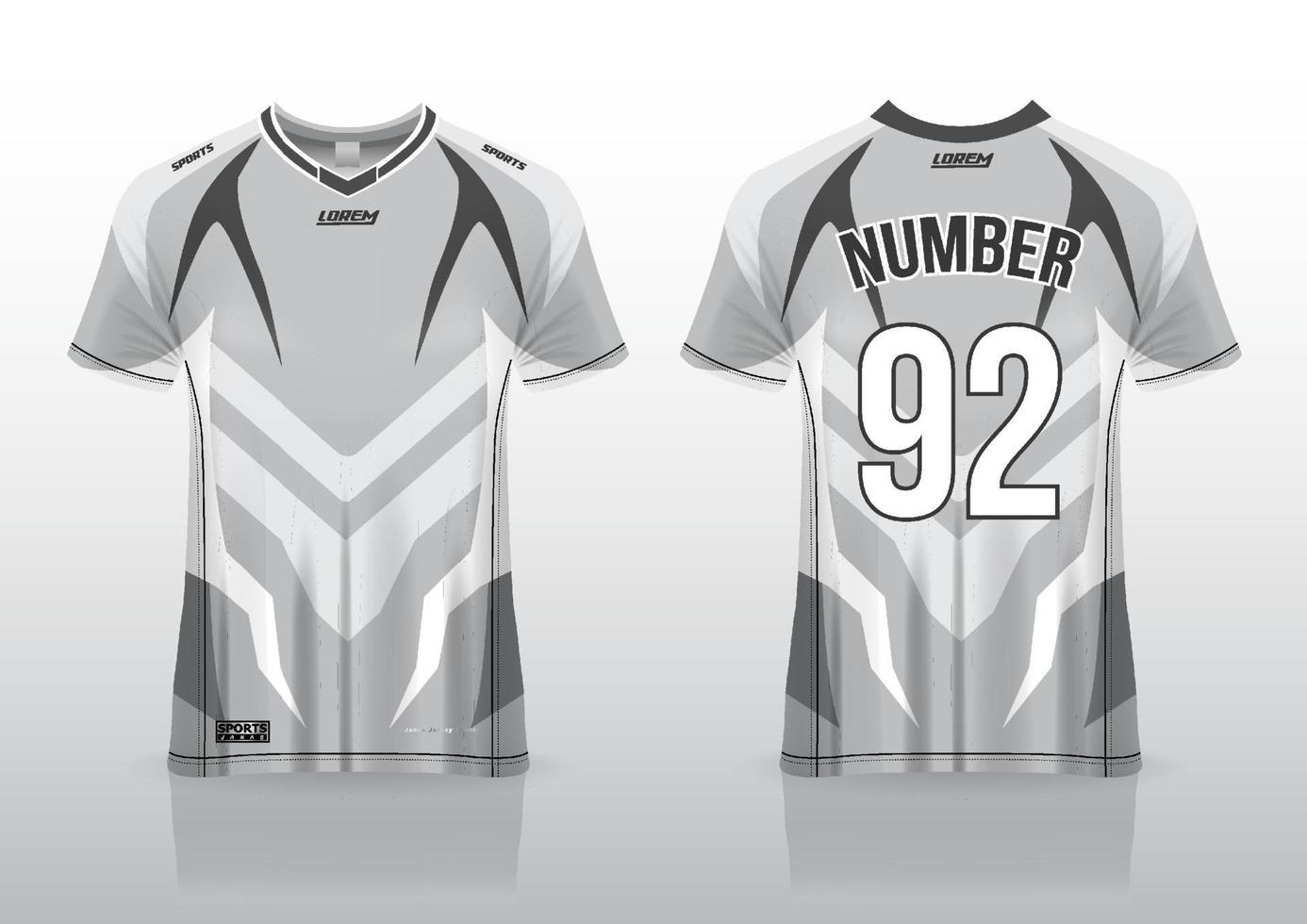 soccer jersey design for outdoor sports vector