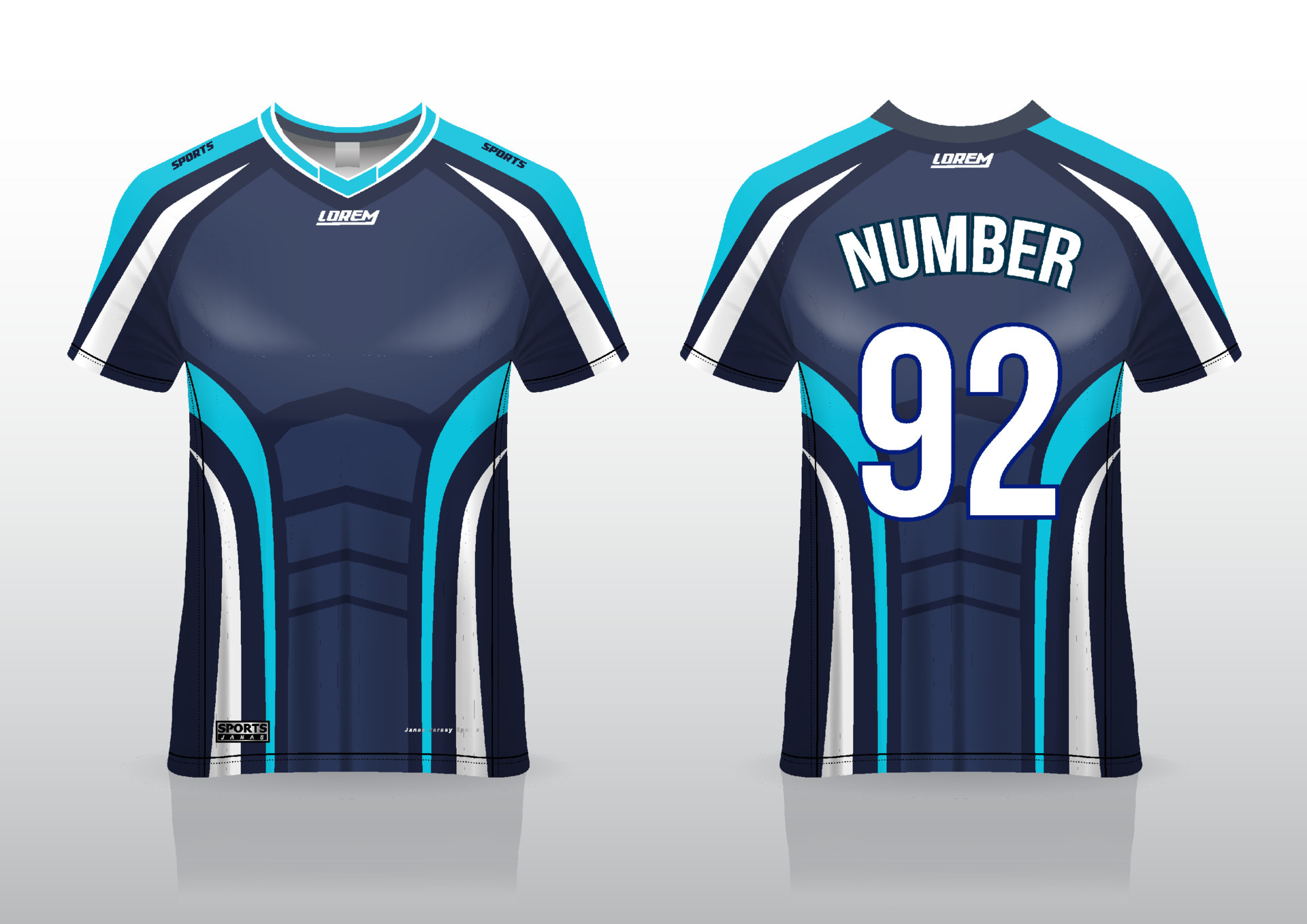 soccer jersey design for outdoor sports 6988515 Vector Art at Vecteezy