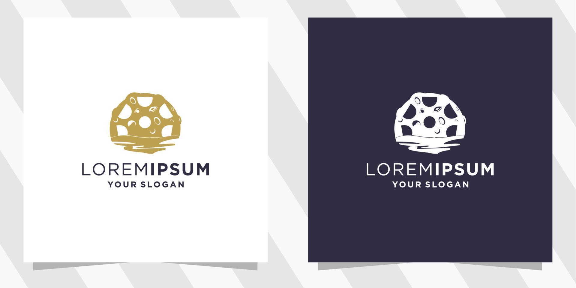 plantilla de diseño de logotipo de cine vector