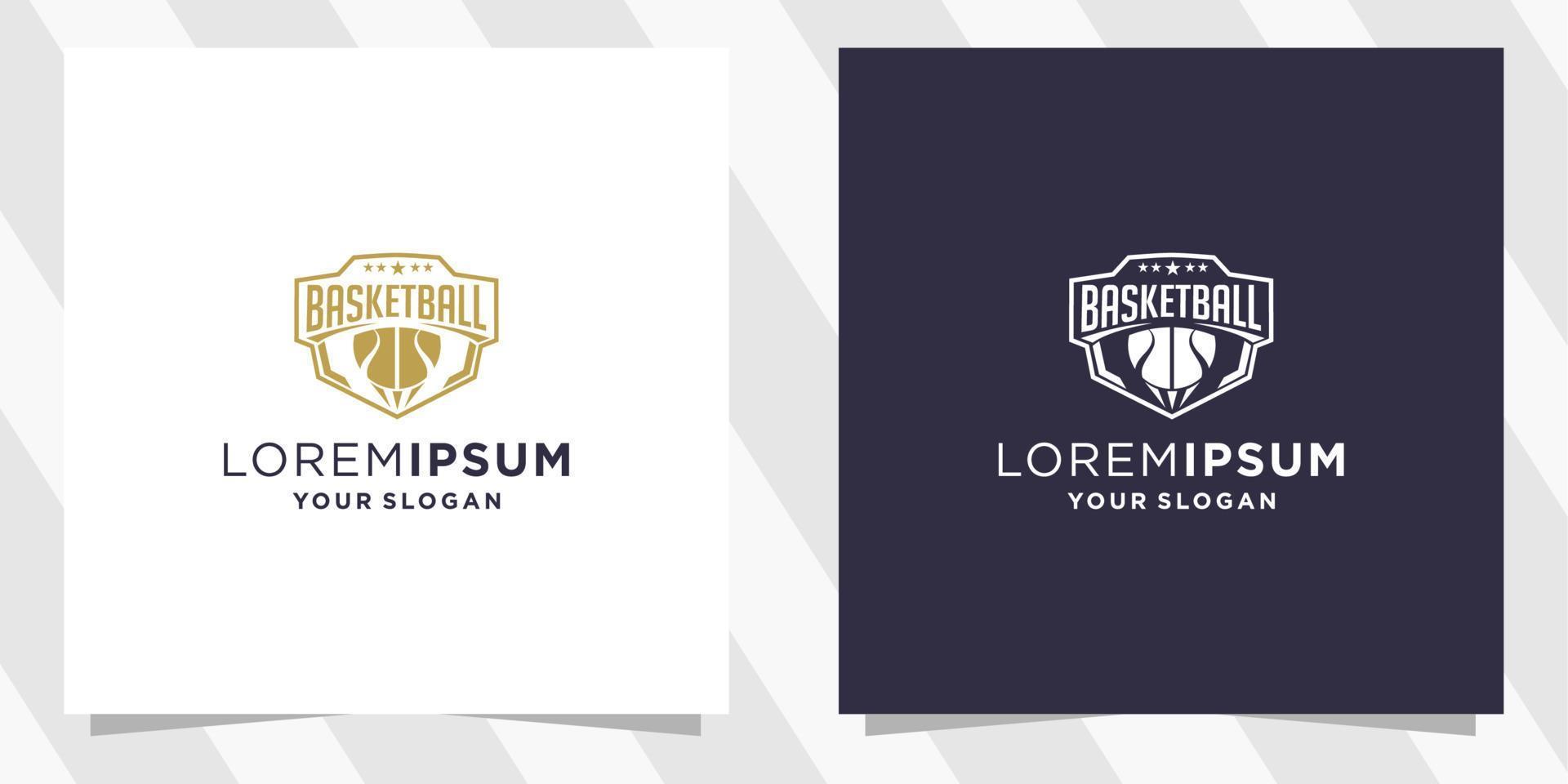 Basketball Logo Design Template vector