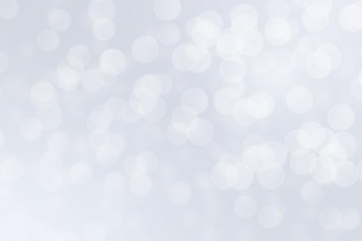 Abstract white bokeh lights effect, soft blurred background photo